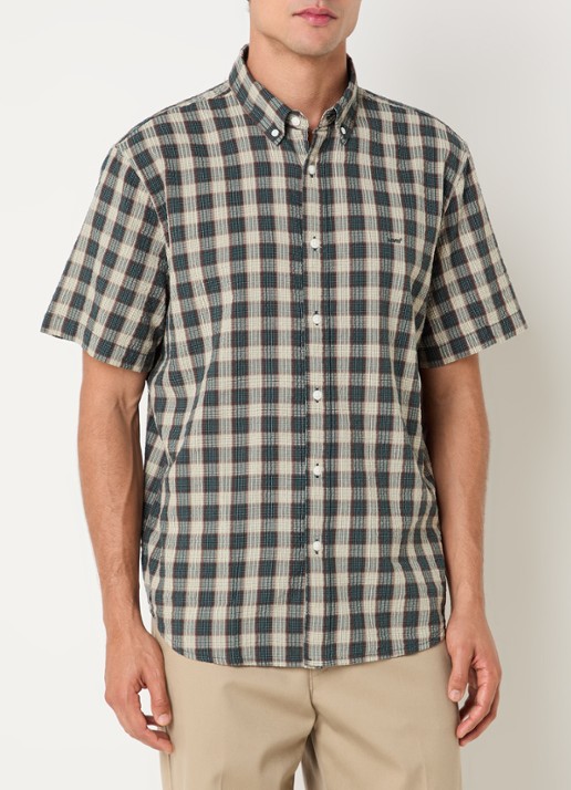 Levi's Authentic comfort fit overshirt met ruitdessin