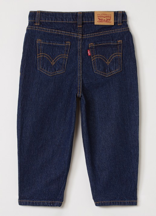 Levi's Balloon fit jeans met donkere wassing - voorkant 2 indigo