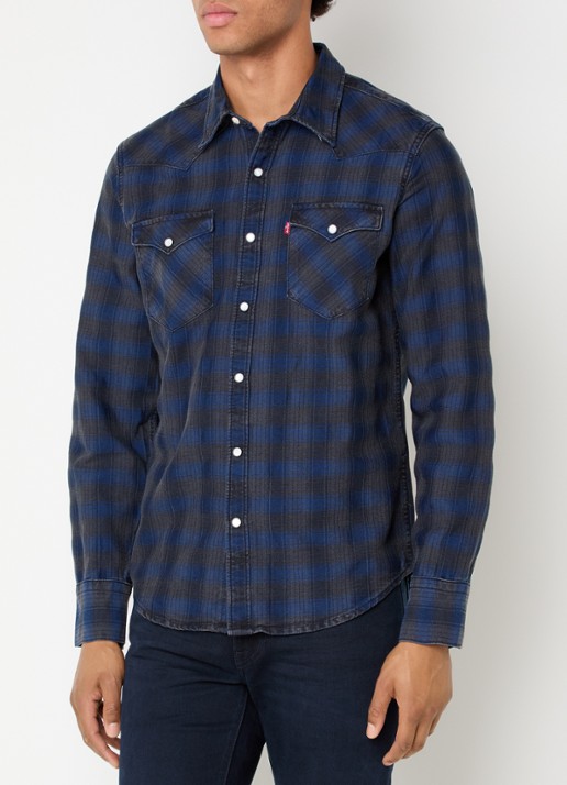 Levi's Barstow regular fit overhemd met borstzak