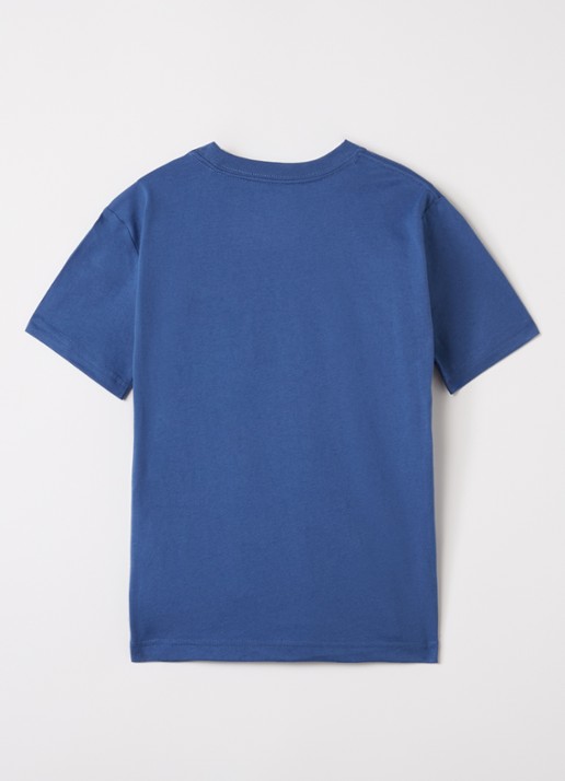 Levi's Batwing Slice T-shirt met logoprint - voorkant 2 blauw