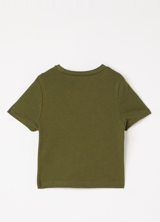 Levi's Batwing T-shirt met logo - voorkant 3 olijfgroen
