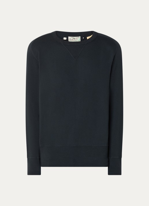 Levi's Bay Meadows sweater met ronde hals - voorkant 2 zwart