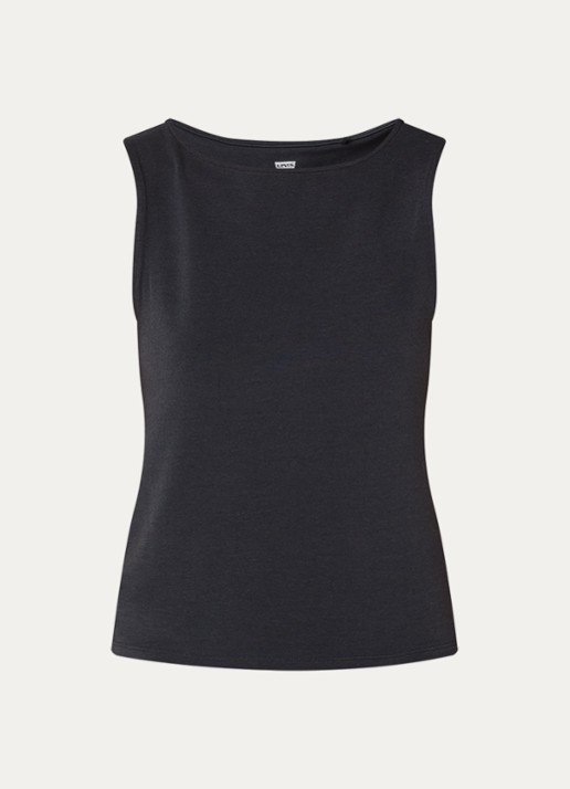 Levi's Blair tanktop met stretch - voorkant zwart