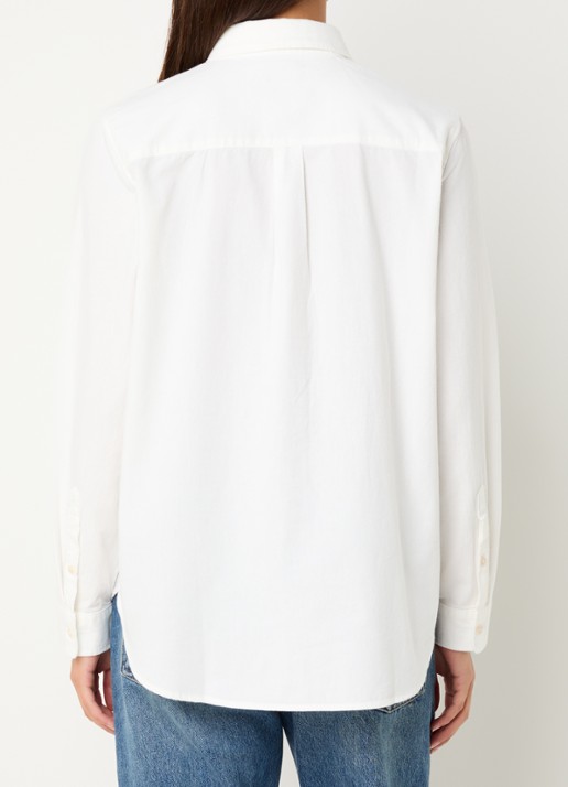 Levi's Blouse met kraag - achterkant 3 gebroken wit