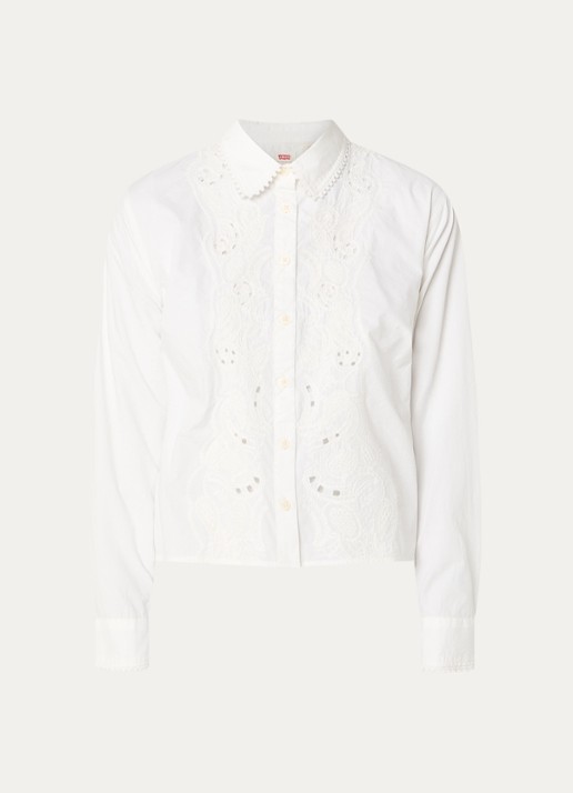Levi's Blouse met opengewerkt detail