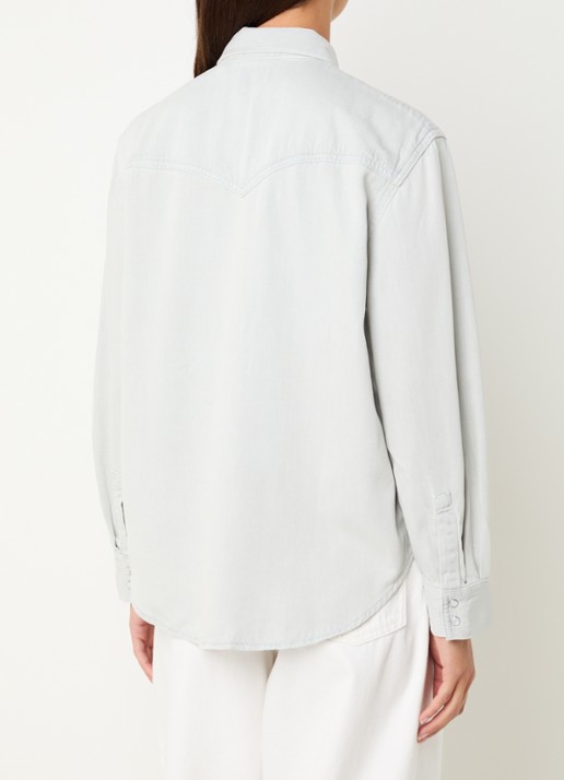Levi's Blouse  - achterkant lichtgrijs