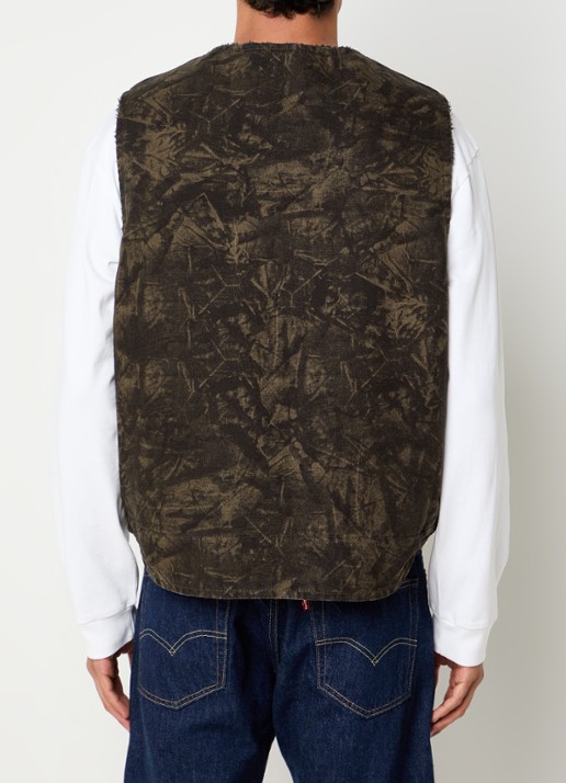 Levi's Bodywarmer met steekzakken - achterkant 4 bronsgroen