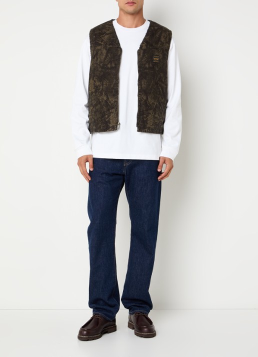 Levi's Bodywarmer met steekzakken - voorkant 2 bronsgroen