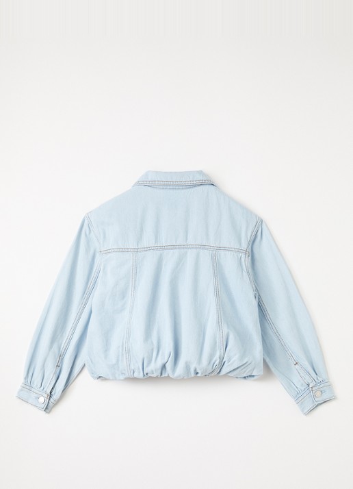 Levi's Bubble spijkerjas met borstzakken - achterkant 3 indigo