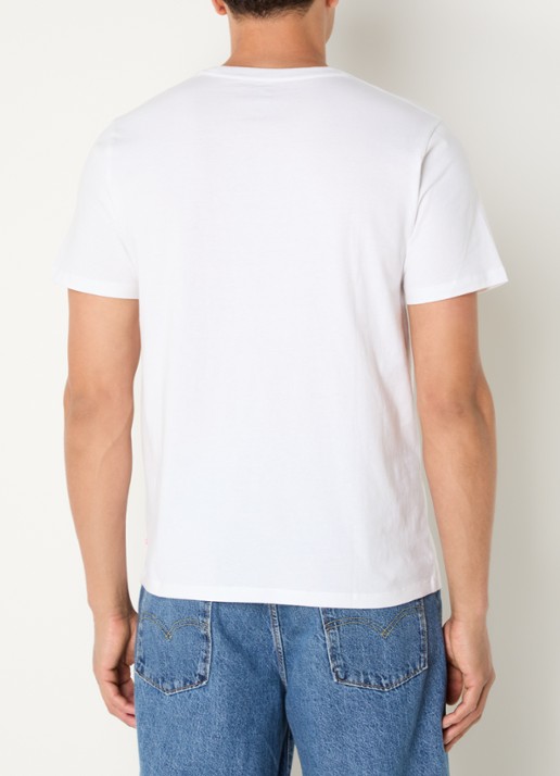Levi's Community T-shirt met print - achterkant 4 wit
