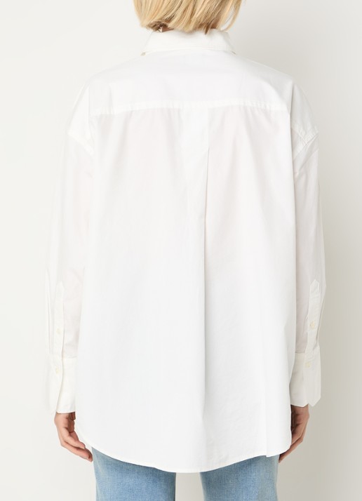 Levi's Core blouse met kraag - achterkant 2 gebroken wit