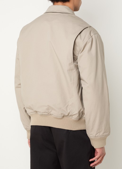 Levi's Cortland bomberjack met klepzakken - achterkant donkerbeige