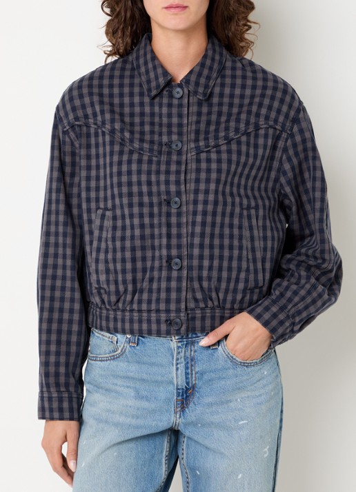 Levi's Dani overshirt met ruitdessin