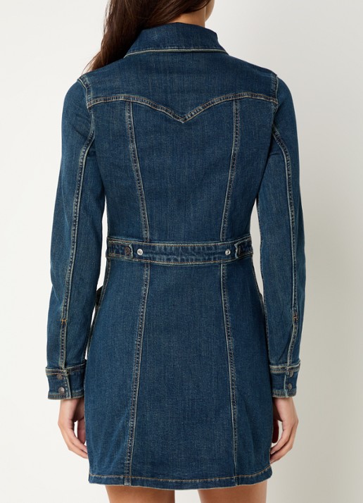 Levi's Denim jurk - achterkant 3 indigo