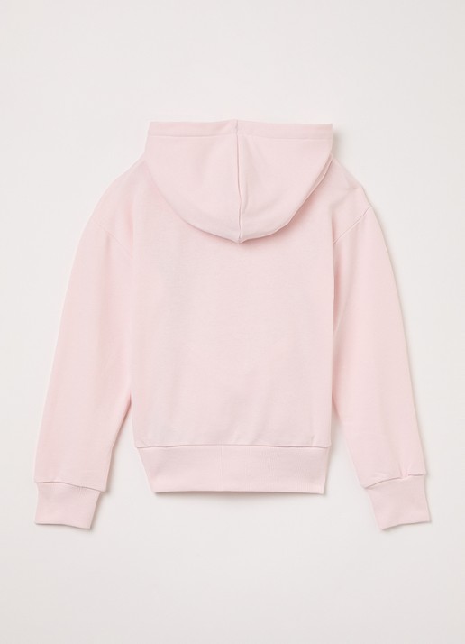 Levi's Disco Cherry hoodie met print - voorkant 2 lichtroze
