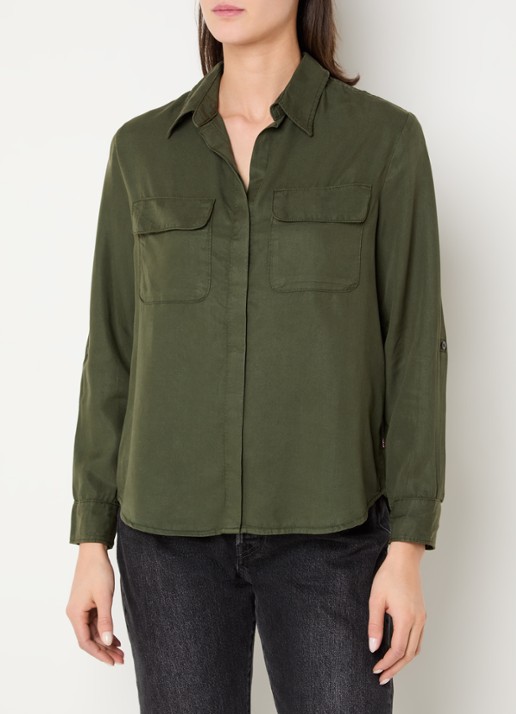 Levi's Elaine blouse met borstzakken