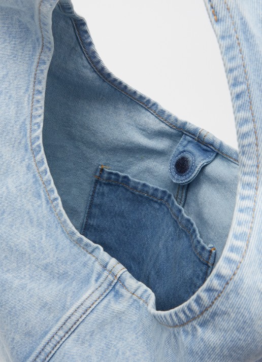 Levi's Emerson schoudertas van denim - detail 3 indigo