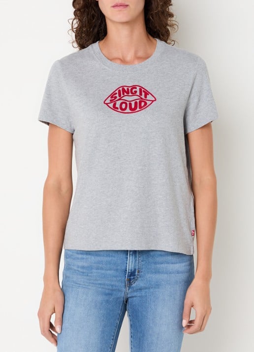 Levi's Favorite T-shirt met flockprint
