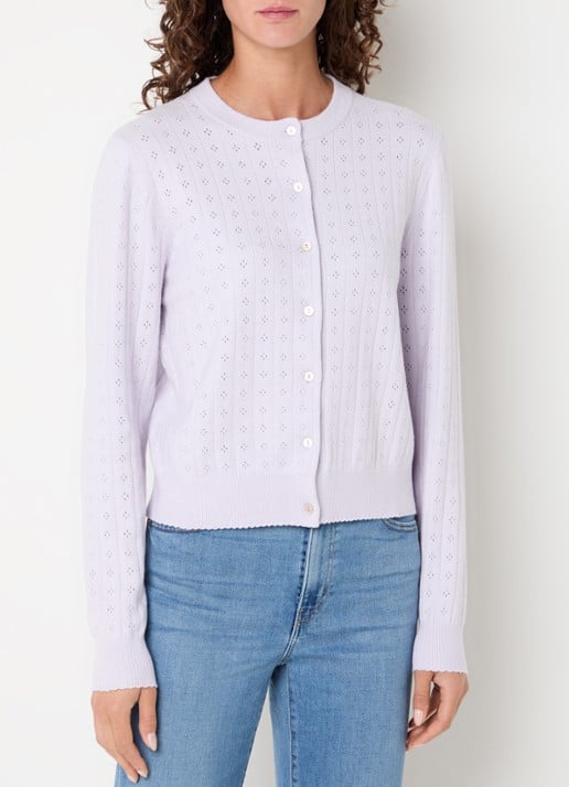 Levi's Fijngebreid vest met ronde hals