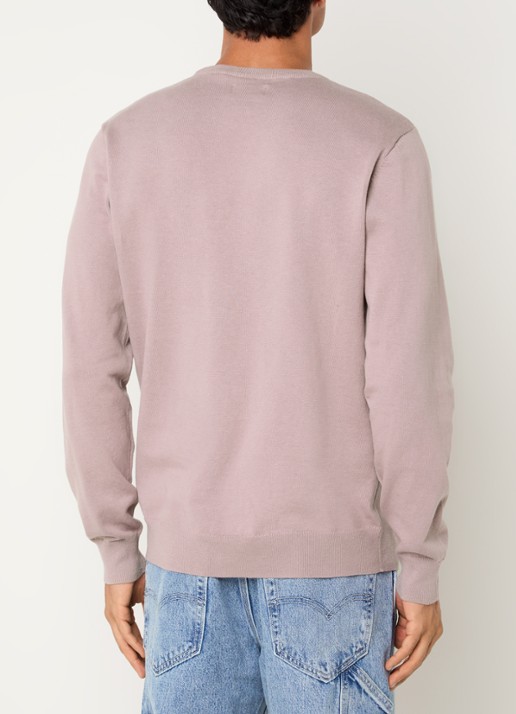 Levi's Fijngebreide trui met logo - achterkant 3 oudroze