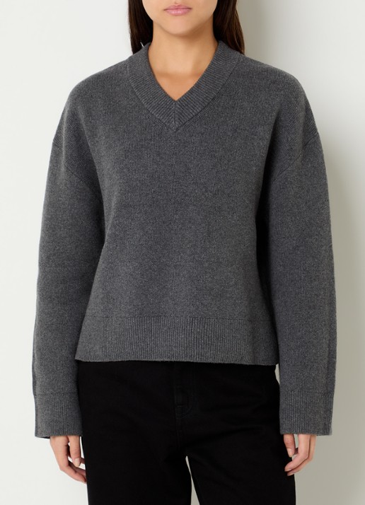 Levi's Fijngebreide trui met V-hals