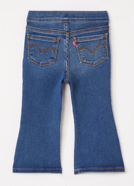 Levi's Flared jeans met donkere wassing - voorkant 3 indigo