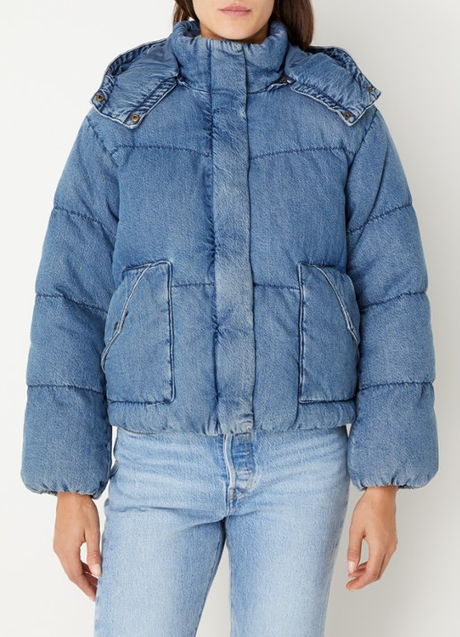 Levi's Gewatteerde spijkerjas met donsvulling