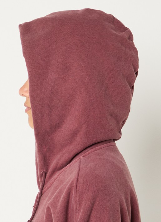 Levi's Hayes sweatvest met steekzakken - detail 3 steenrood