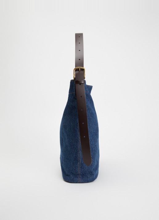Levi's Heritage M schoudertas van denim met logo - detail 4 indigo