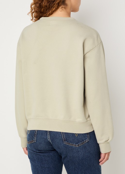 Levi's Heritage sweater met stretch - achterkant 4 beige