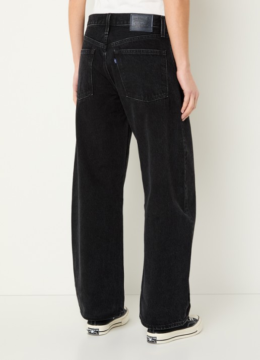 Levi's High waist loose fit jeans met gekleurde wassing - achterkant 5 indigo