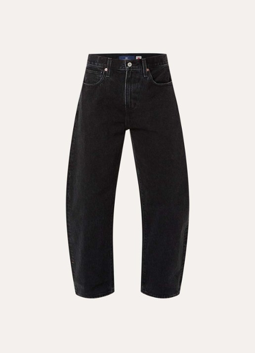 Levi's High waist loose fit jeans met gekleurde wassing - voorkant 3 indigo
