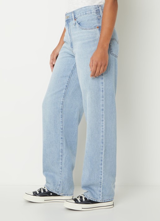 Levi's High waist loose fit jeans   - detail 4 indigo
