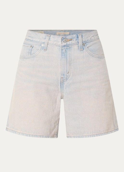 Levi's High waist wide fit korte broek met steekzakken