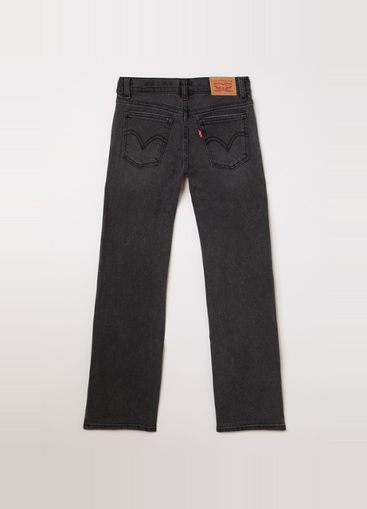 Levi's High waist wide leg jeans met stretch - voorkant 3 blauw