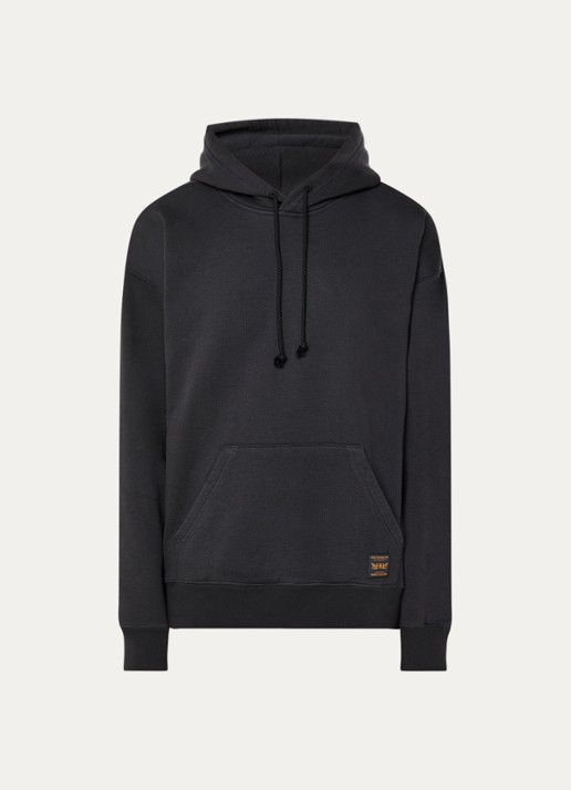 Levi's Hoodie met logo - voorkant 4 donkergrijs