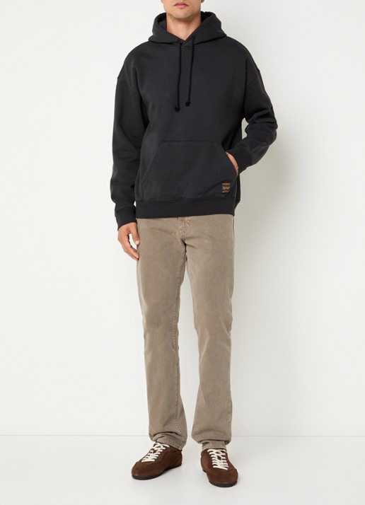 Levi's Hoodie met logo - voorkant 5 donkergrijs