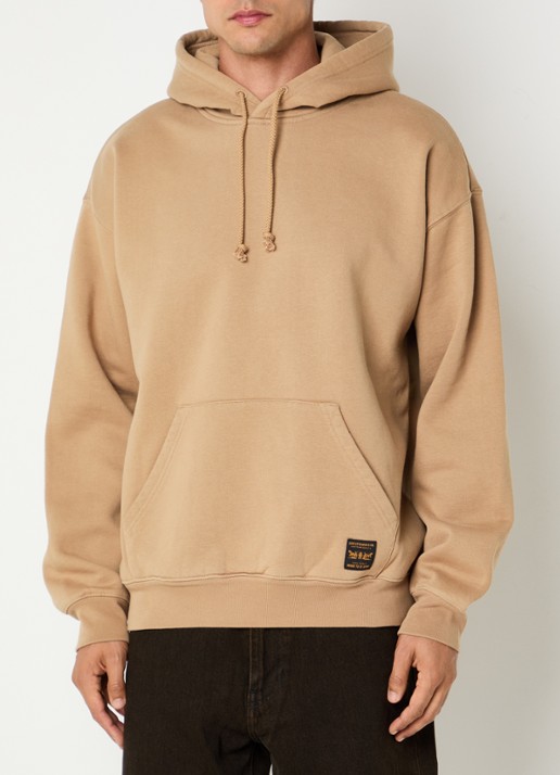 Levi's Hoodie met logo - detail camel