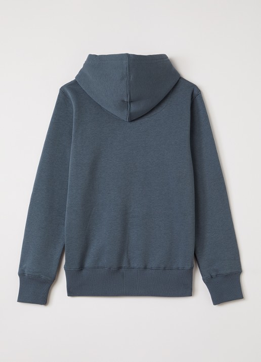 Levi's Hoodie met logoborduring - voorkant 3 petrol