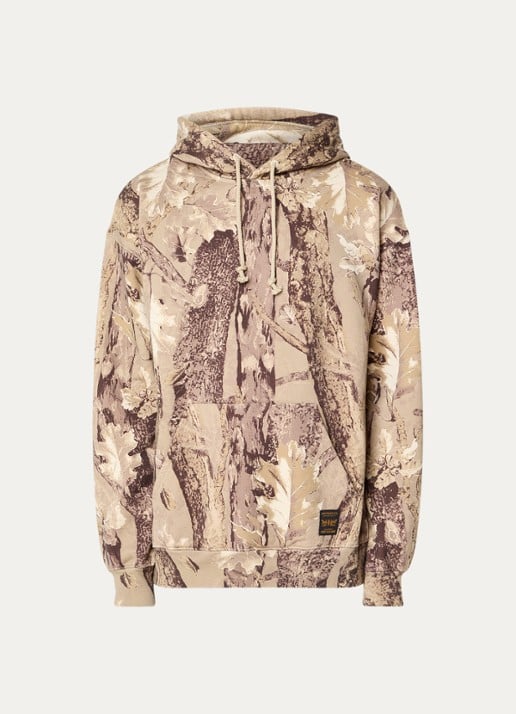 Levi's Hoodie met print - voorkant beige