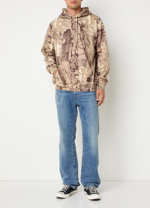 Levi's Hoodie met print - voorkant 2 beige