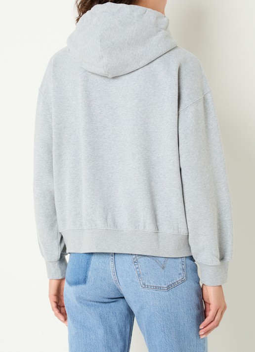 Levi's Hoodie met strikkraag - achterkant 3 lichtgrijs