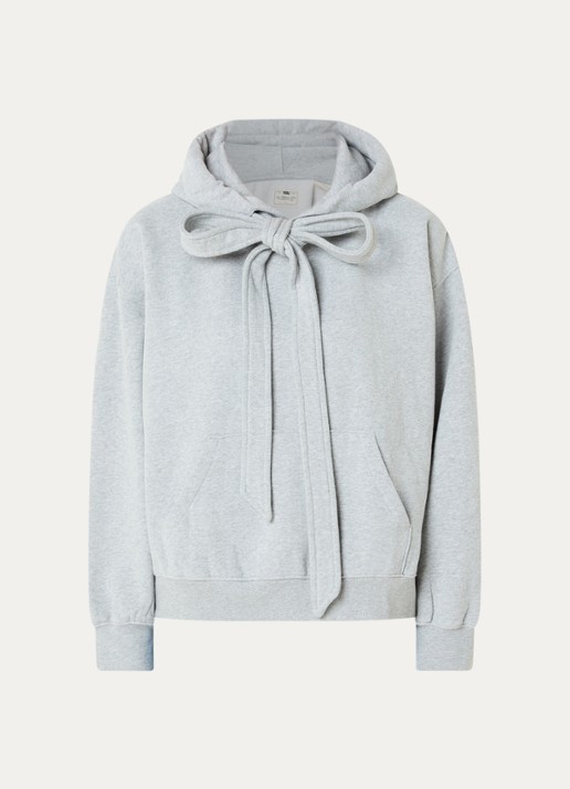 Levi's Hoodie met strikkraag - voorkant 4 lichtgrijs