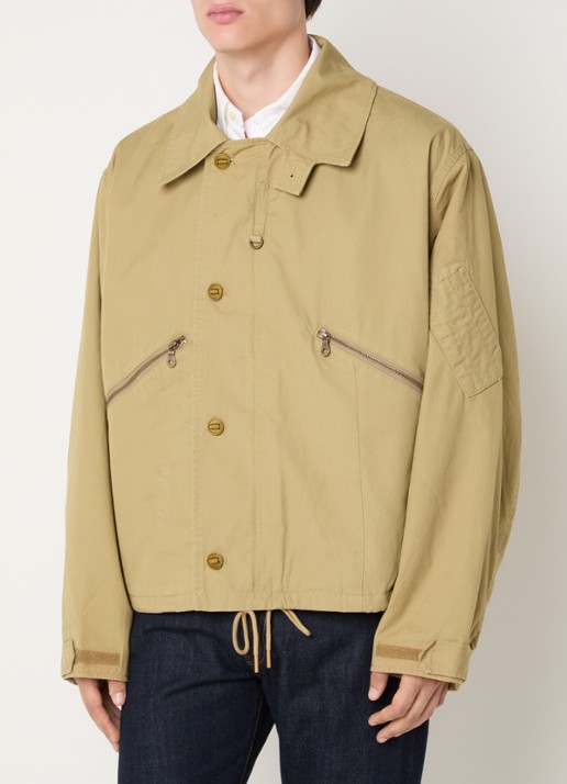 Levi's Jack met ritszakken en opstaande kraag