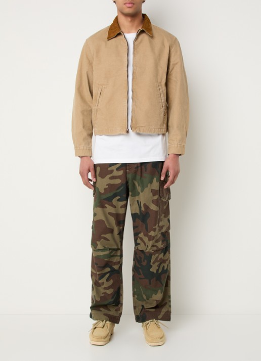 Levi's Jack met steekzakken en kraag van corduroy - voorkant 2 camel