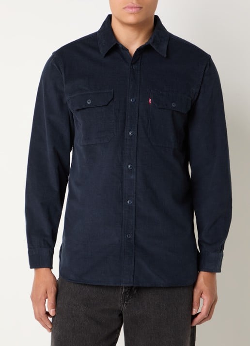 Levi's Jackson Worker overhemd van corduroy met klepzakken