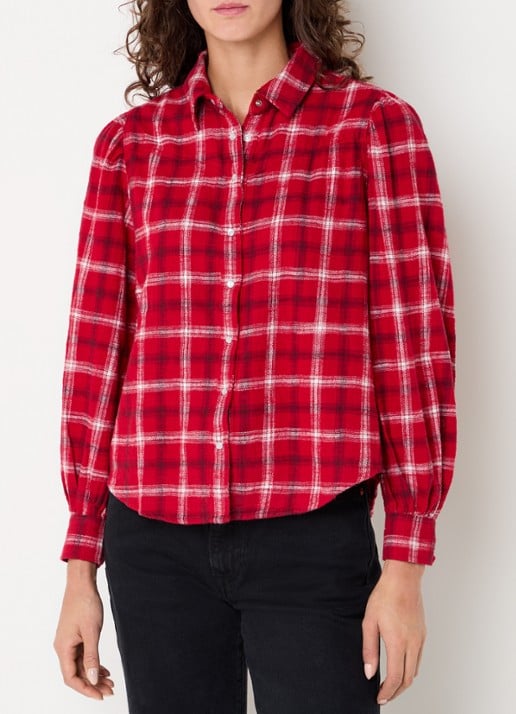 Levi's Juna blouse met ruitdessin