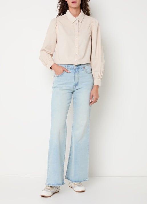 Levi's Juno blouse  - voorkant 2 beige