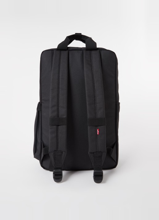 Levi's L-Pack Large rugzak met 14 inch laptopvak - achterkant 2 zwart
