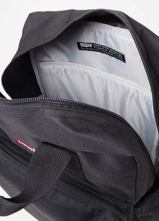 Levi's L-Pack Large rugzak met 14 inch laptopvak - detail 3 zwart